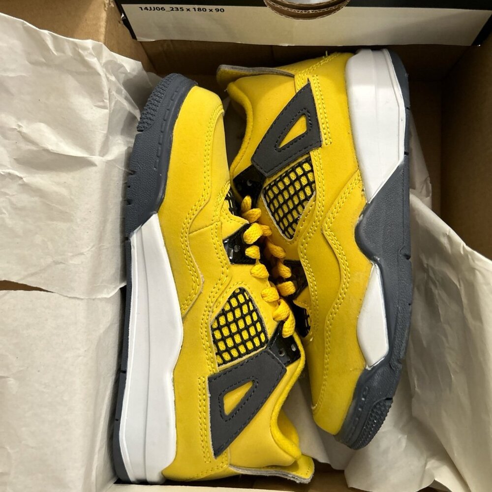 🚴‍♂️💎 Men Air Jordan 4 retro lightning 2021 - Picture 3 of 4